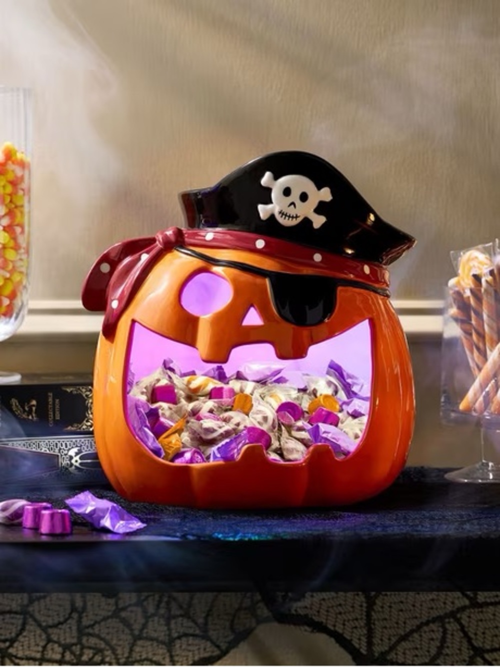 Pre-Lit Halloween Candy Bowl